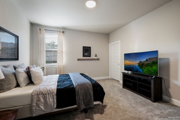 Bedroom, Interior, Recessed Lighting