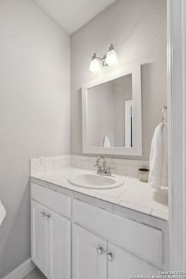 Bathroom, Dual Sink Vanities, Interior, Tile Countertops