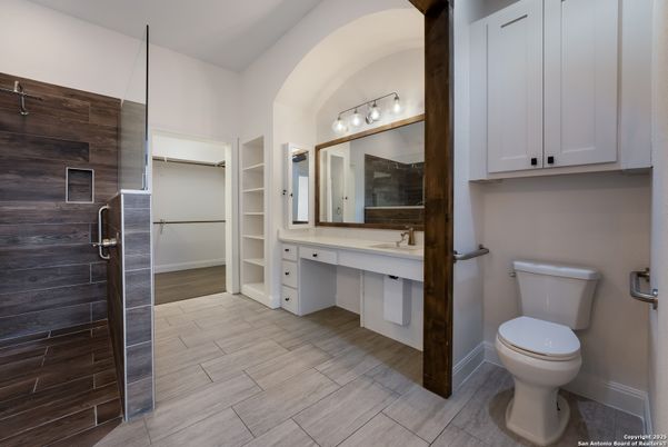 Bathroom, Interior, Wood Texture Flooring