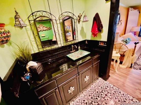 Bathroom, Interior, Wood Texture Flooring