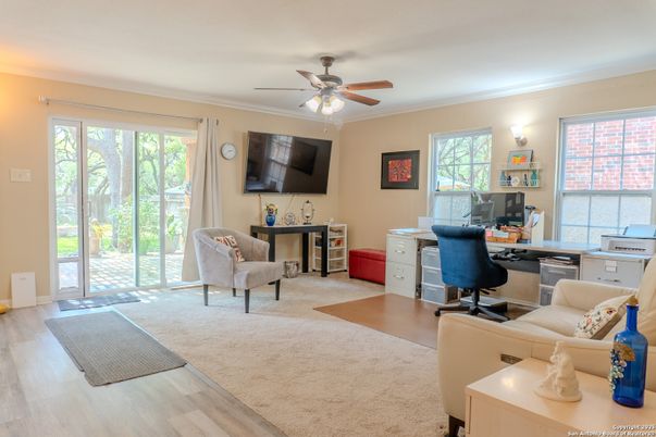 Home Office, Interior, Wood Texture Flooring