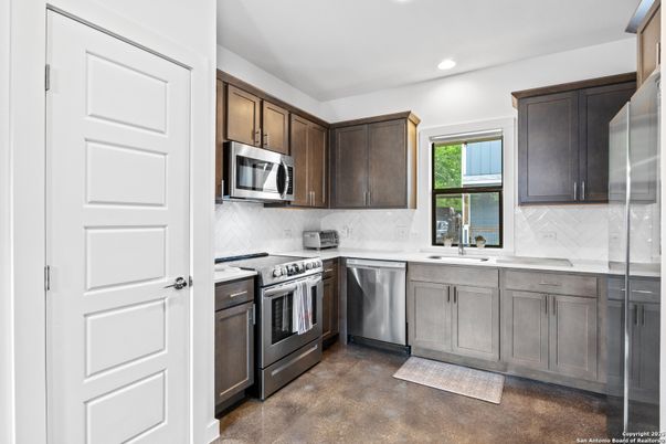 Interior, Kitchen, Recessed Lighting, Stainless Steel Appliances