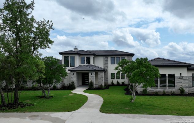 Backyard, Exterior, Facade, Mediterranean