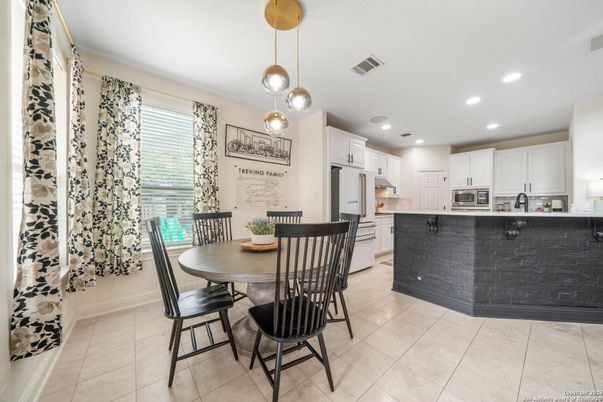 Dining room, Interior, Kitchen, Pendant Lights, Recessed Lighting