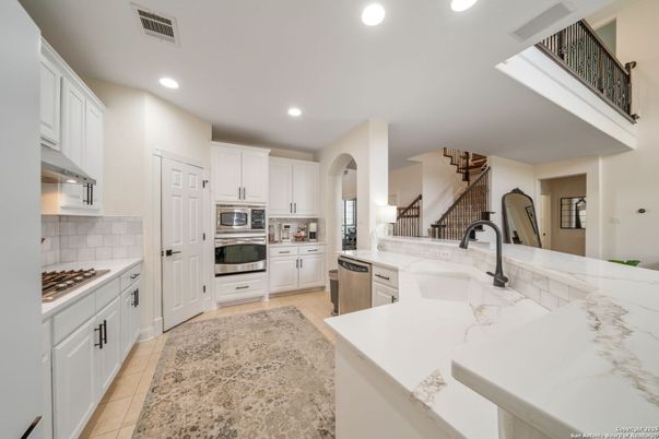 Interior, Kitchen, Recessed Lighting, Stainless Steel Appliances