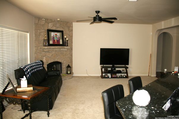 Fireplace, Interior, Living room, Stone Walls