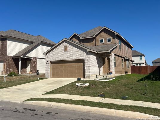 Attached, Exterior, Facade, Brick Facade, American Craftsman