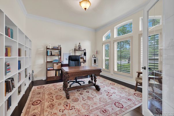 Home Office, Interior, Wood Texture Flooring