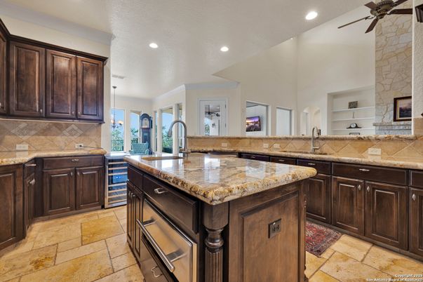 Interior, Kitchen, Pendant Lights, Recessed Lighting
