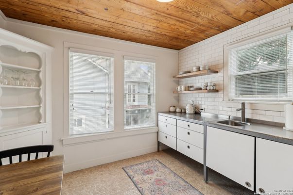 Interior, Kitchen, Wooden Ceilings