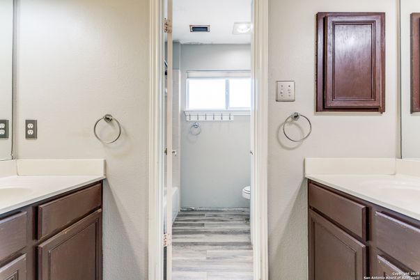 Bathroom, Interior, Wood Texture Flooring