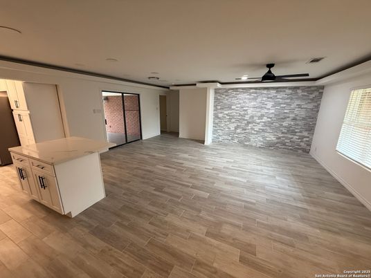 Empty room, Interior, Kitchen, Wood Texture Flooring