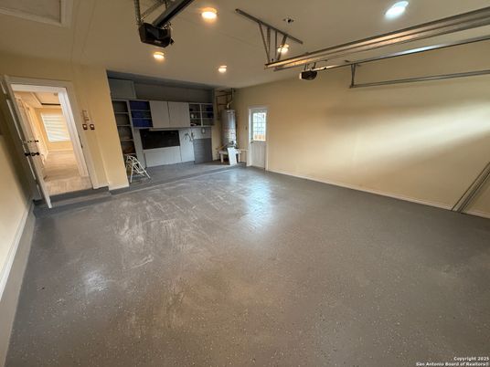 Garage, Interior, Recessed Lighting