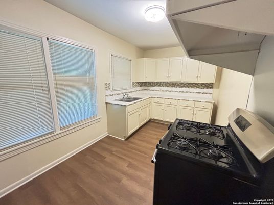 Interior, Kitchen, Wood Texture Flooring