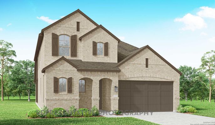 Attached, Exterior, Facade, Brick Facade, Brick Traditional