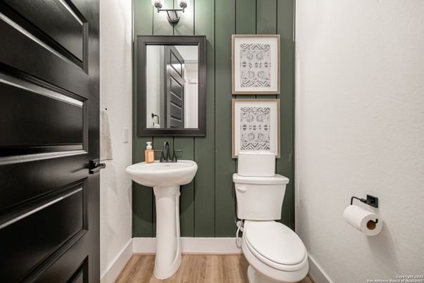 Bathroom, Interior, Wood Texture Flooring
