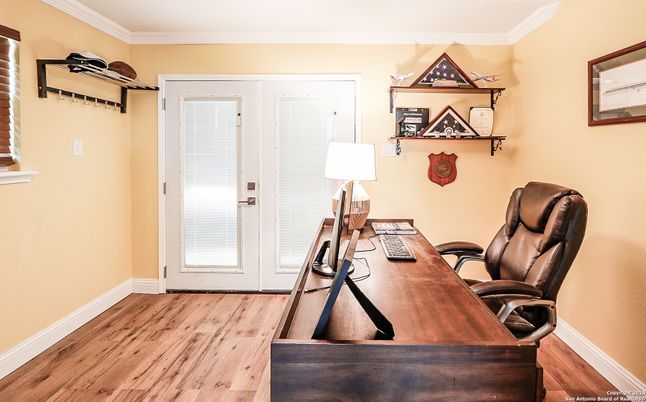 Home Office, Interior, Wood Texture Flooring