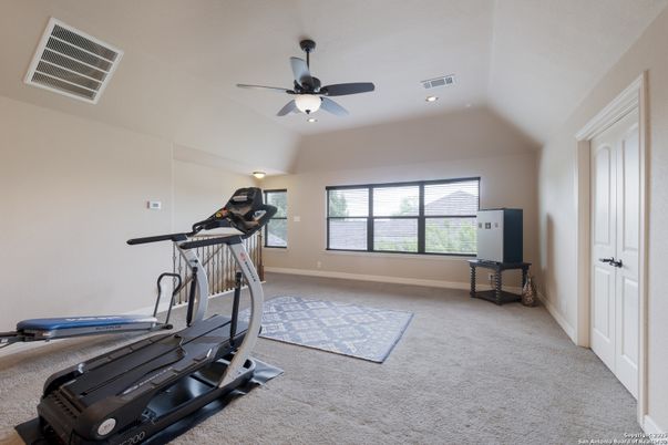 Fitness Equipment, Interior, Recessed Lighting