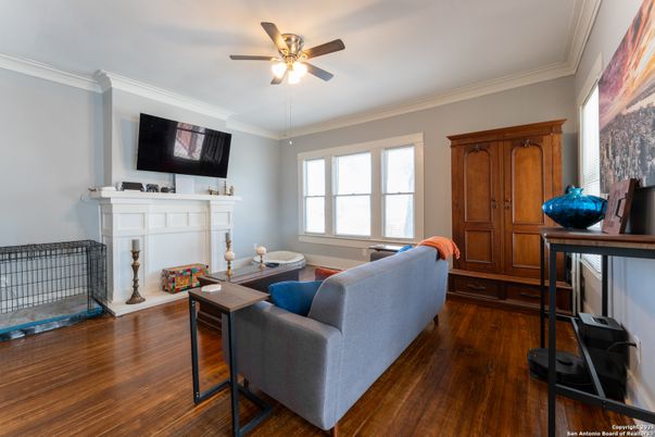 Fireplace, Interior, Living room, Wood Texture Flooring