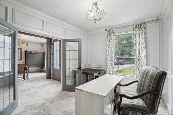 Home Office, Interior, Marble