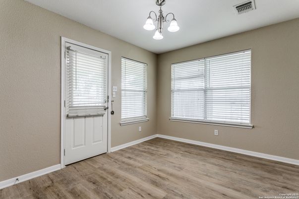 Chandelier, Empty room, Interior, Wood Texture Flooring