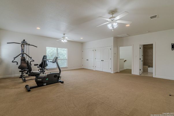 Fitness Equipment, Interior, Recessed Lighting