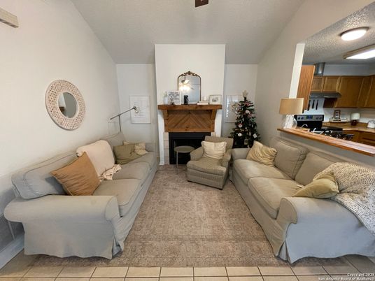 Fireplace, Interior, Kitchen, Living room