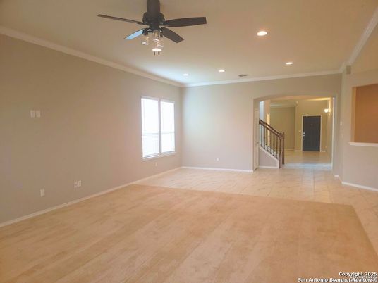 Empty room, Interior, Marble, Recessed Lighting