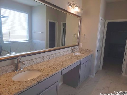 Bathroom, Dual Sink Vanities, Interior, Marble