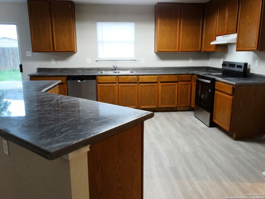 Interior, Kitchen, Wood Texture Flooring