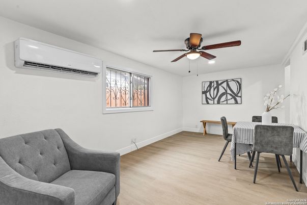 Dining room, Interior, Wood Texture Flooring
