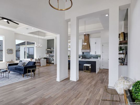 Dining room, Interior, Kitchen, Living room, Pendant Lights, Recessed Lighting, Wood Texture Flooring