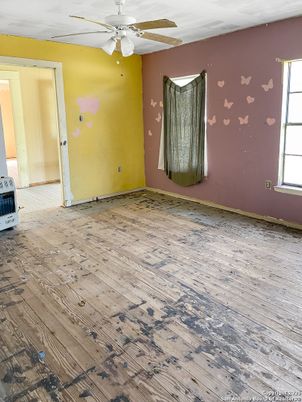 Empty room, Interior, Wood Texture Flooring