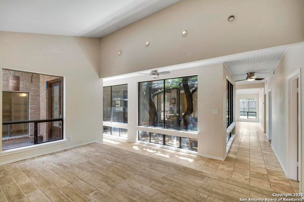 Interior, Recessed Lighting, Wood Texture Flooring