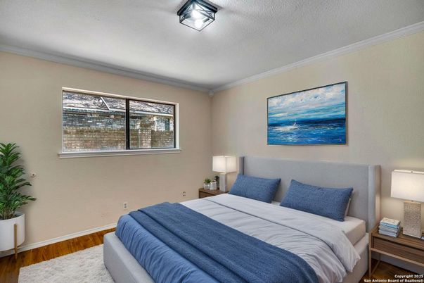 Bedroom, Interior, Wood Texture Flooring