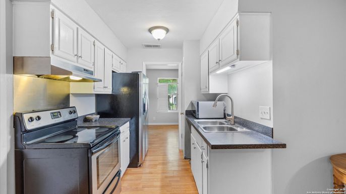 Interior, Kitchen, Wood Texture Flooring