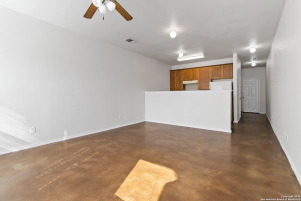 Empty room, Interior, Kitchen, Wood Texture Flooring