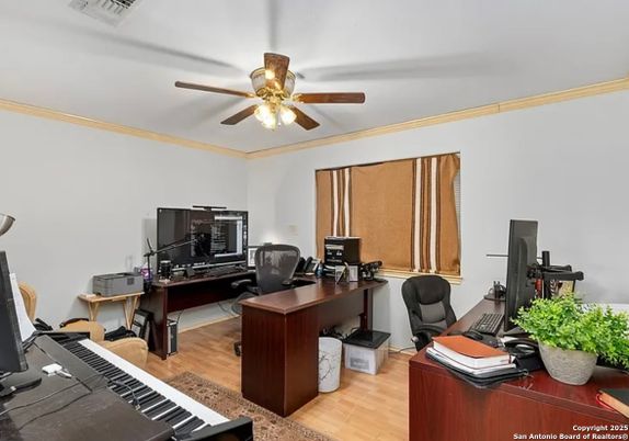 Home Office, Interior, Wood Texture Flooring