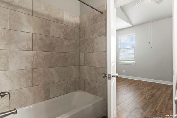 Bathroom, Interior, Wood Texture Flooring