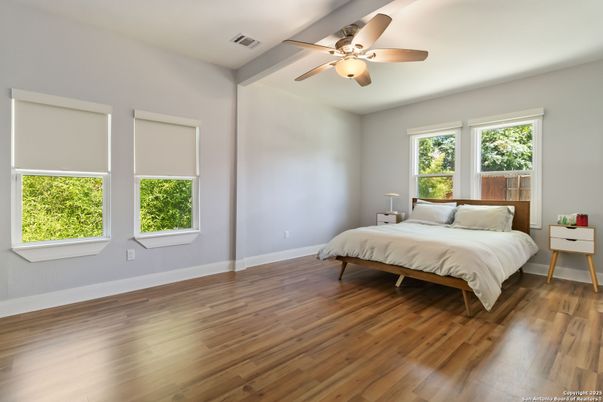 Bedroom, Interior, Wood Texture Flooring