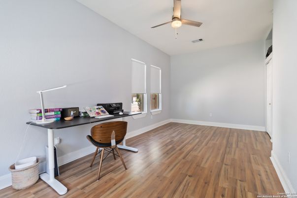 Home Office, Interior, Wood Texture Flooring