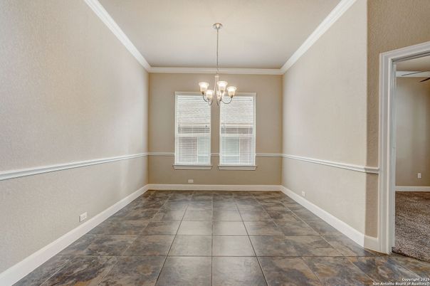 Chandelier, Empty room, Interior