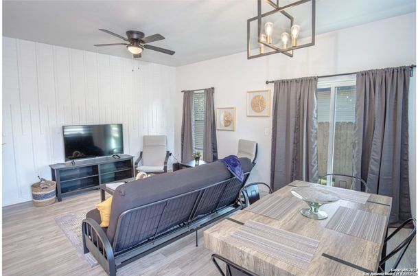 Dining room, Interior, Wood Texture Flooring