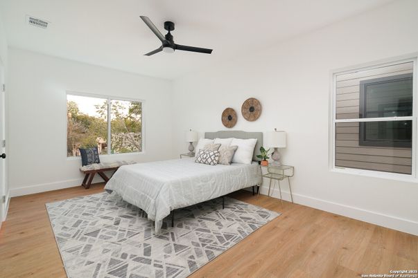 Bedroom, Interior, Wood Texture Flooring