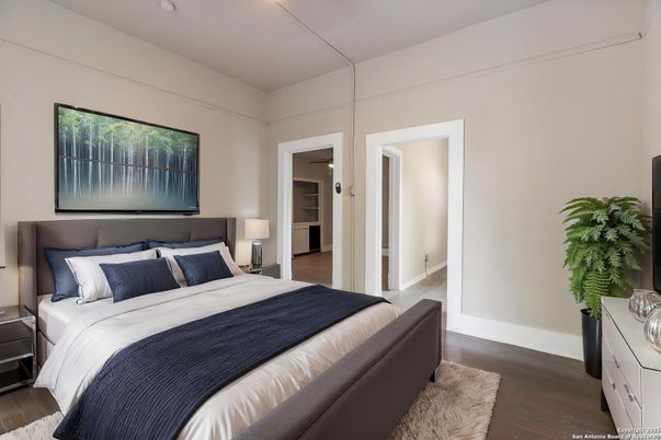 Bedroom, Interior, Wood Texture Flooring
