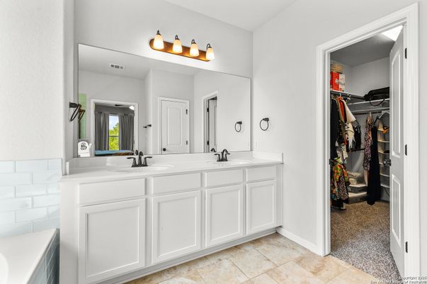 Bathroom, Dual Sink Vanities, Interior, Walk-in Closets