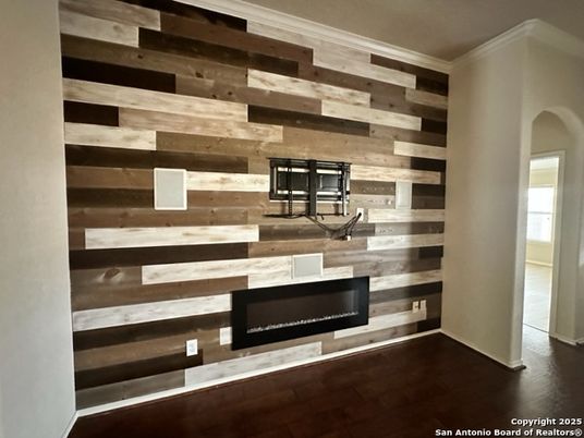 Fireplace, Interior, Wood Texture Flooring, Wooden Walls