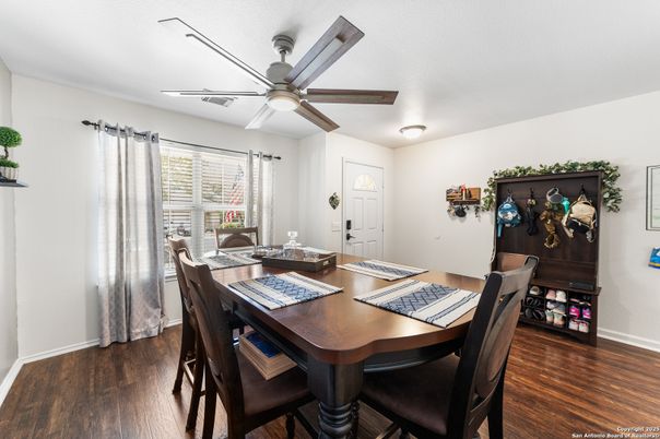 Dining room, Interior, Wood Texture Flooring