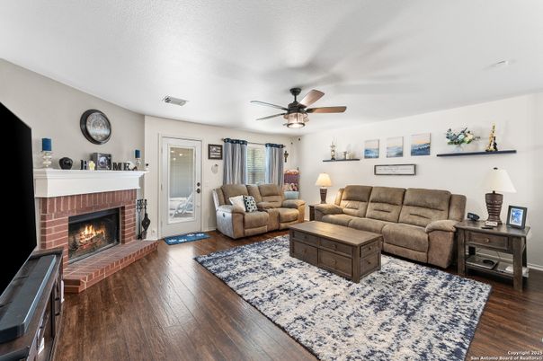 Fireplace, Interior, Living room, Wood Texture Flooring