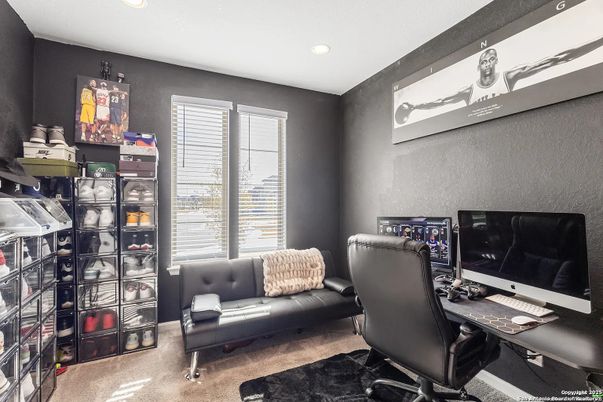 Home Office, Interior, Recessed Lighting